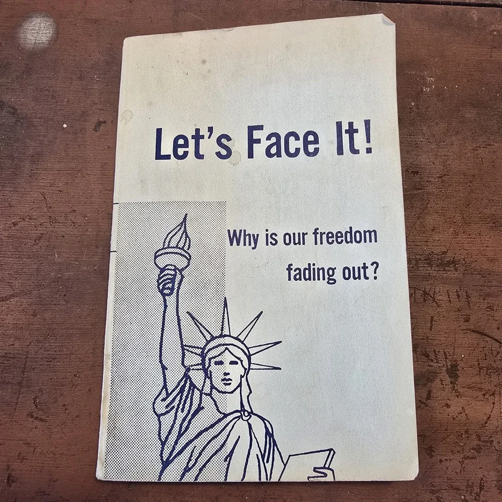 Let's Face It! Dean Clarence Manion 1956 Manion‎ Forum Cold War Politics Booklet